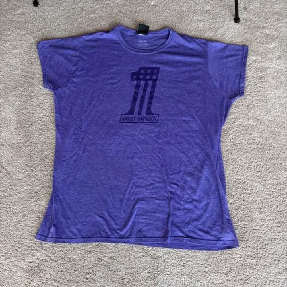 Women’s XXL Harley Davidson Shirt (PURPLE)
